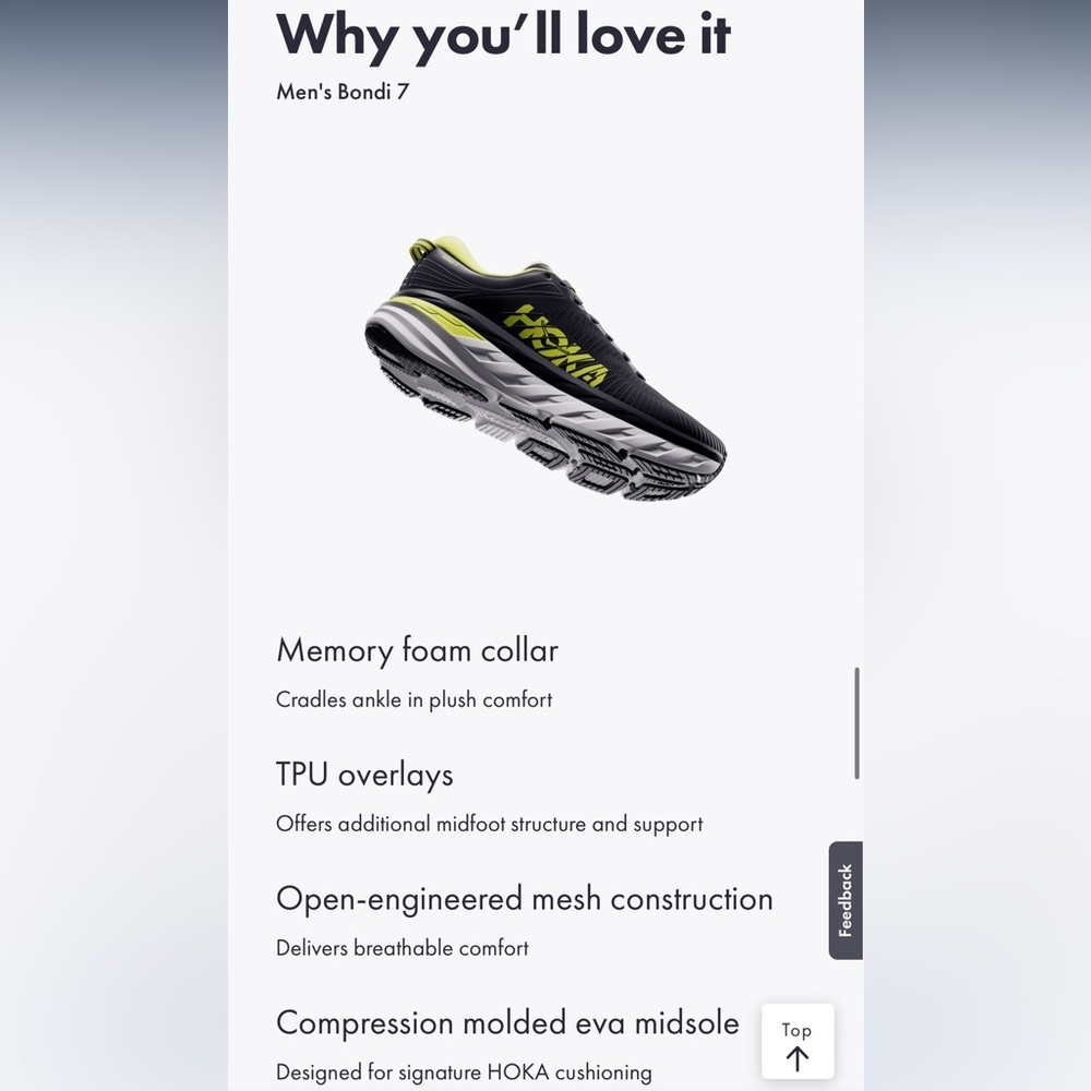 HOKA BONDI 7 WIDE (1110530-BBLC) All Black NWOB Men’s 7.5 2E or Women’s 9.5 2E - Picture 12 of 15